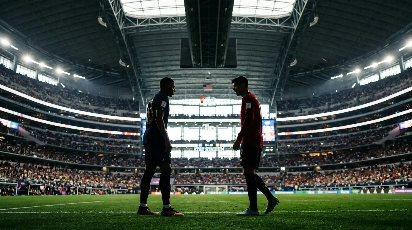 France and Spain semi-final at AT&T Stadium, Dallas