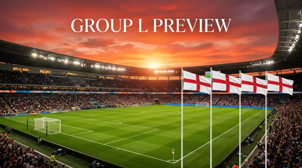 World Cup 2026 Group L featuring England, Croatia, Ghana and Panama competing in American venues