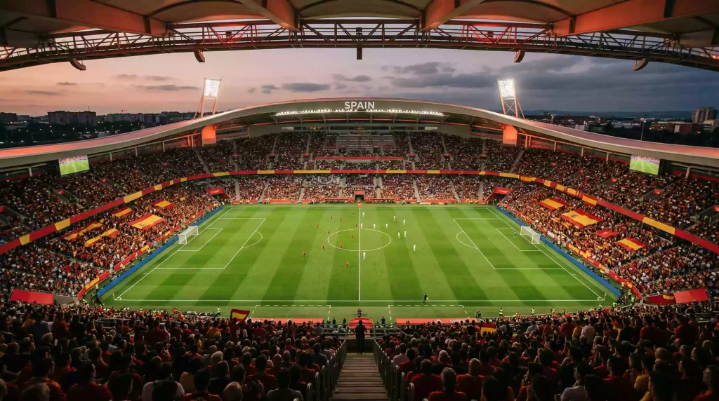 Spain national football team La Roja preparing for FIFA World Cup 2026